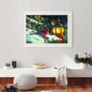 Winter Birds 5D DIY Full Round Drill Diamond Painting Mosaic Decor Craft