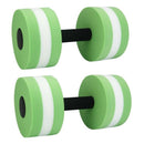 Foam Dumbbells Water Aerobic Exercise Hand Bars Pool Resistance Exercises E