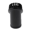 Vacuum Cleaner Bristle Brush Oval Dusting Brush for 32mm/1.25" Vacuum Black