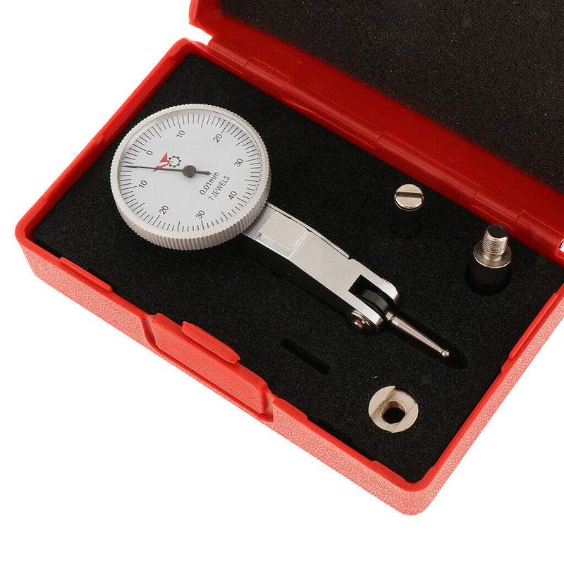 Strong Lever Dial Test Indicator Gauge Gage Meter, Shockproof 0-0.8mm 0.01mm