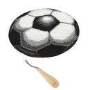 Football Latch Hook Rug Kit for Boyfriend Embroidery Cushion Valentine Gift