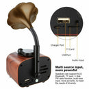 Retro Trumpet Style Bluetooth Speaker Wireless Stereo Subwoofer Music Box W
