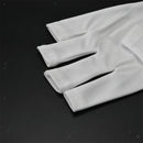 Fabric Anti UV Fingerless UV Protection Gloves For Nail  Drying Lamp White