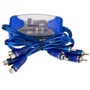 Universal 4 Channel RCA Input Output Ground Loop Isolator Line Sound Elimin