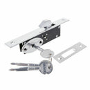 Durable Aluminum Alloy Sliding Door Hook Lock Cross-shaped Key Bolt Door Locks
