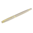 Metal Fountain Pen Golden Trim 0.38mm Stainless Steel Nib Business Gift Pen