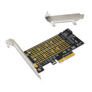 Socket M key M.2 NVMe SSD to PCIe Adapter Card Support PCI Express 3.0 x4