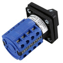 LW28-20M08/4 3 Position Rotary Cam Changeover Switch Ui 550V Ith 20A, Blue+SE8Q7