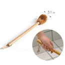 Updated Modern Version Toilet Bowl Brush, Natural Coconut Fiber Brush Head
