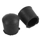 Rubber Furniture Crutch Feet Stool Chair Leg Tips Pads 100Pcs Black S5E3