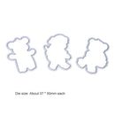 Bear Silicone Stamp+Metal Cutting Dies Stencil Frame Scrapbook Album Decor