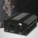 Universal 48V Phantom Power Supply Box for Condenser Microphones