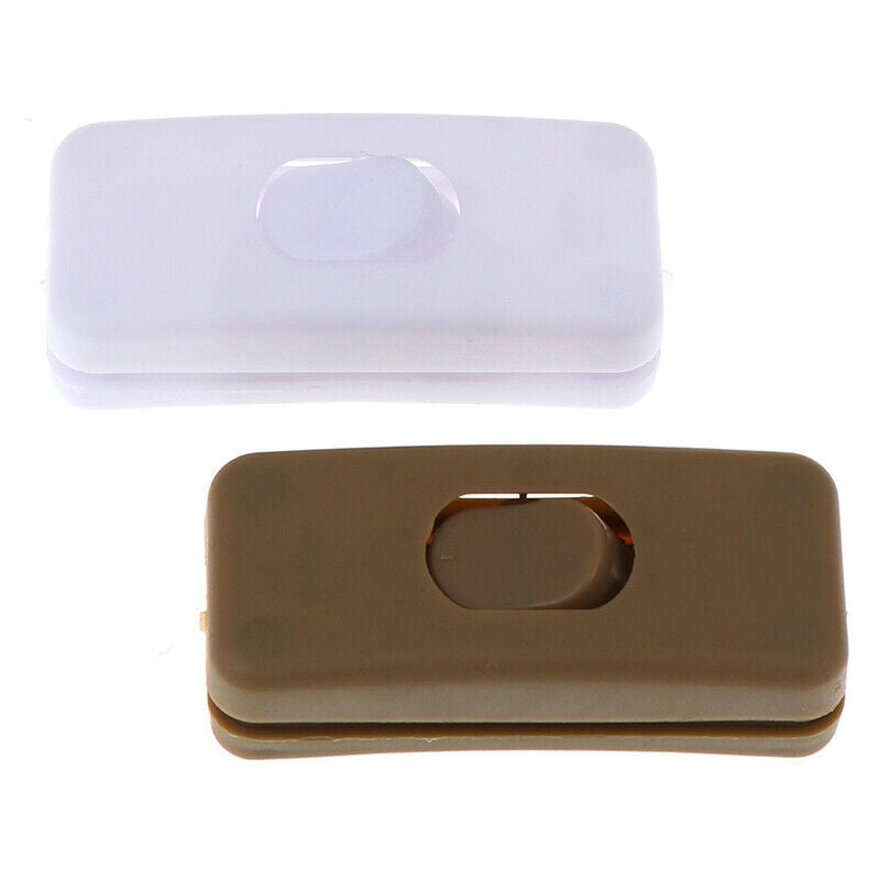 In-line ON/OFF Rocker Switch Table Desk Bed Light Lamp Midway Push Button Sw Kw