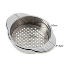 Stainless Steel Food Can Strainer Sieve Tuna Press Lid New C0U9 Oil S8T2 Dr A7D6