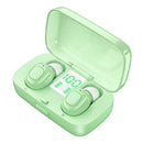 XG21 TWS Stereo BT5.0 Wireless HiFi Earphones with Digital Display Charging Case