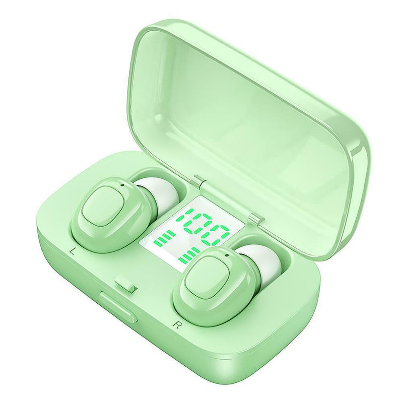 XG21 TWS Stereo BT5.0 Wireless HiFi Earphones with Digital Display Charging Case