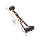 Sata Hard Drive Power Cord 15Pin One Minute Twoturn Wiring Male To Female 1
