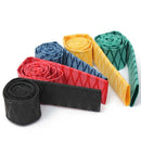 Rubber Heat Wrap Tube Fishing Rod Handle Wrap Heat Sleeve Wrap 28mm,Black