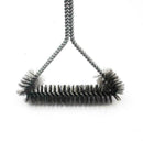 12 Stainless Steel Wire Bristle BBQ Barbecue Grill Brush Home Tools Nice G5Q1