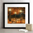 5D Forest Pumpkin Diamond Painting Cross Stitch Rhinestone Home Decor Gift
