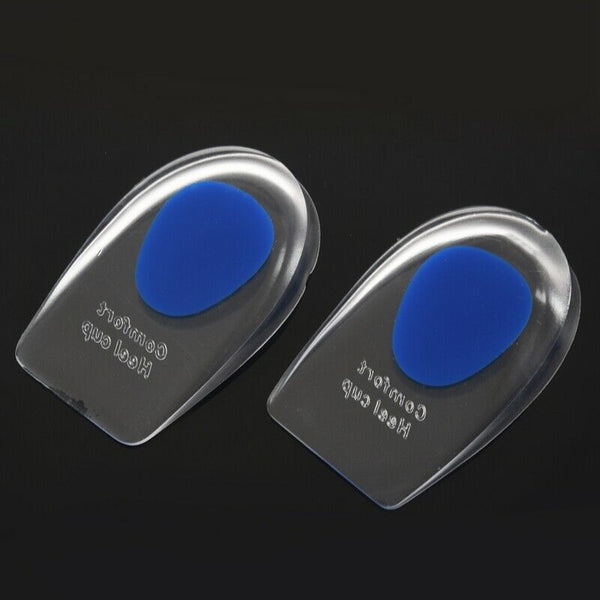 5X(Gel insole pad silicone shock sole shaping stent support pad (L) F9D2)