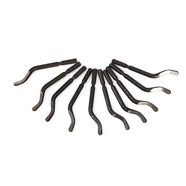 NB1100 Deburring Handle for Tube Reamer Tool Parts (10 Cutter Heads+Handle)