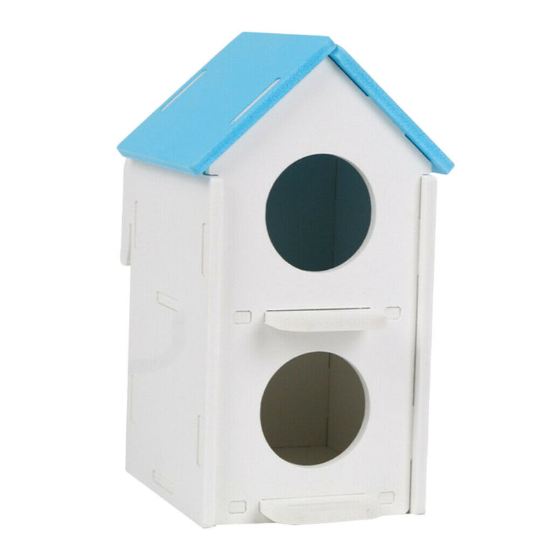 2X 2 Layer Bird Breeding Box Bird House Outdoor Garden Decorative Pet Birdhouse