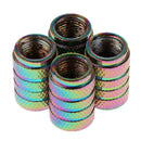 4pcs Aluminum Motorcycle Car Tire Air Valve Stem Pressure Dust Cap Cover