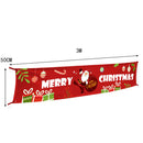 Christmas Letters Banner Decorative Festival Banner Flag (Santa Claus)