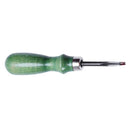 Leather Edging Tool Alloy Steel Wood Handle Edge Skiving Beveler Leathercra
