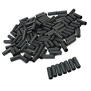 100Pcs Bike Bicycle Cycling Black Brake Cable End Caps Lined Ferrules Crimps