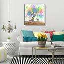 5D DIY Full Drill Diamond Painting Colorful Tree Cross Stitch Embroidery