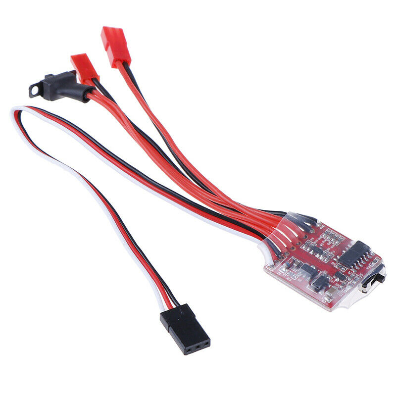 1Pc RC ESC 20A Brush Motor Speed Controller with Brake for RC Car Boat TankJ Gw