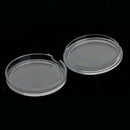 100pcs 28mm Plastic Clear Round Coin Capsules Containers Coin Protector Case