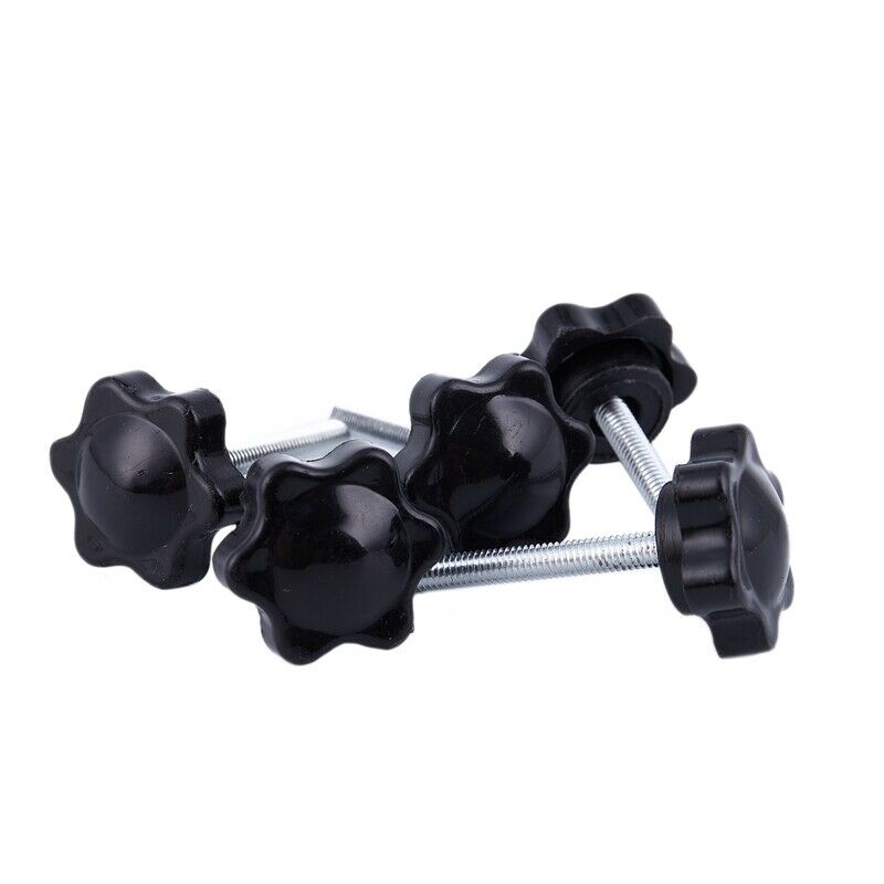 M4 x 30 mm Male Thread 25mm Star Head Bolt On Self-tapping Screw Handle 5 P X8G7