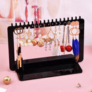 18Cm Jewelry Display Rack Acrylic Rectangle Earrings Organizer Holder Stand