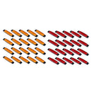 20Pcs Amber 6-LED Side Marker Indicator Lights Trailer Vehicles 12V Red