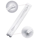 50Pcs Pocket Paper Fans Folding Handheld Fan Heart Shape For Wedding Party