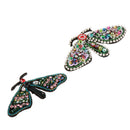 2Pcs Crystals Dragonfly Patches Iron on Rhinestone Appliques Patch Easy to Sew