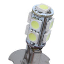 2PCS Car H3 Socket 9 White 5050-SMD LED Foglight Fog Light Lamp DC 12V