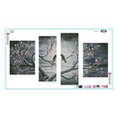 Birds 5D DIY Full Drill Diamond Painting 4-pictures Combination Embroidery