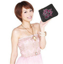 5D Diamond Rose Painting Clutch Bag Leather Wallet Handbag DIY For Women Zipper