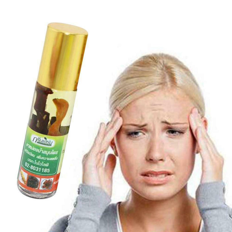 Thai green herb peppermint oil to wake up carsick refreshing oil beads 8ml