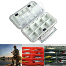 Double Layer Hard Plastic Fishing Box For Baits Sinkers Fishing Tackle Case