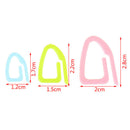 15pcs Silicone Stitch Markers Knitting Holder DIY Weave Tools Locking Stitch  JR