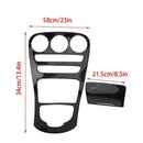 Abs Center Console Panel Decoration Cover Trim 2Pcs For Mercedes Benz C Cla