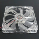 12cm 120mm RED LED 12V 4Pin Computer PC Case Cooler CPU Cooling LED Fan A