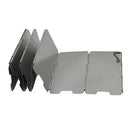 9 Plates Foldable Burner Windshield Outdoor Camping Cooking Wind Shield