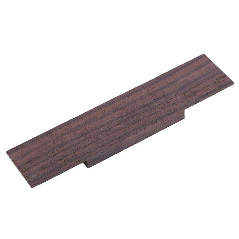 Ukulele Rosewood Bridge,Rosewood Saddle Thru Guitar Bridge 4 String Rosewoo