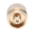 Copper LPG Adapter Camping Propane Mini Tank Input Lindal Valve Output Connector
